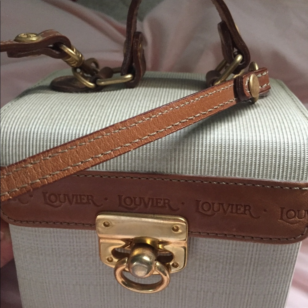 Louvier “box” purse.